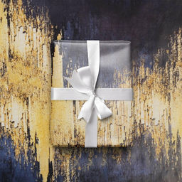 Цена за 10 шт. Бумага упаковочная глянцевая «Поталь», 50 х 70 см