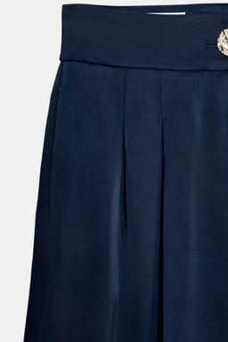 FLOWING SATIN TROUSERS - Zara фото 9