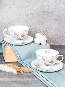 Чайный набор 4 предмета 250 мл на ножке / RS/4-FY230904 /уп 12/ - Галеонтрейд фото 2