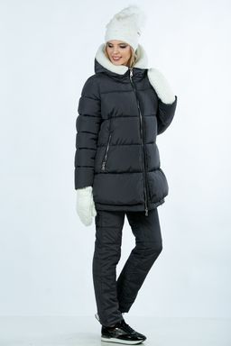 Куртка зимняя из плащевой ткани  на синтепухе - А+б коллекция фото 2