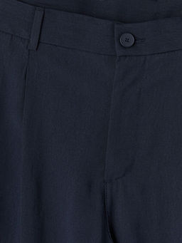 Regular Fit Gabardin Erkek Pileli Pantolon