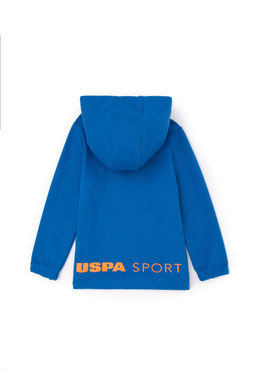 Толстовка для мальчика кобальтово-синего цвета - U.s. polo assn фото 2