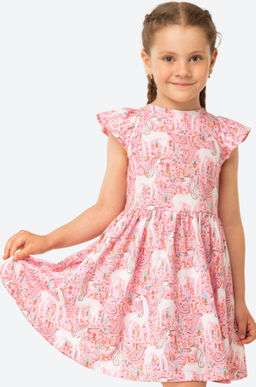 Летнее платье для девочки Happy Fox фото 14