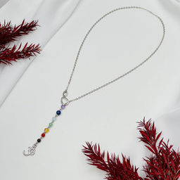 Колье на цепочке "7 чакр" с Самоцветами