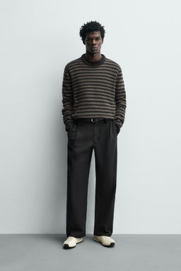 STRIPED WOOL - YAK JUMPER - Zara фото 8