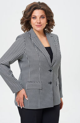 Жакет БелЭльСтиль 412 черный гусек фото 2