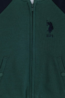 Мальчик темно -зеленая толстовка Неожиданная скидка в корзине - U.s. polo assn фото 6