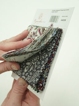 Комплект образцов "Импортный хлопок: дизайн пейсли"