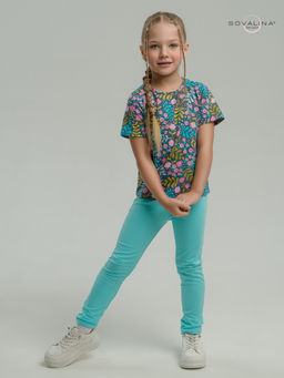 Костюм Мун розовые колокольчики-мятный - Sovalina фото 17