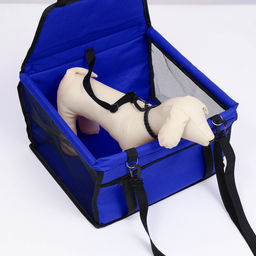 Автокресло для животных 40*30*25 см, синее - Пижон фото 4