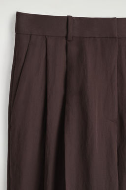 PANTAL?N WIDE LEG FLUIDO RELAXED FIT - H&m фото 5