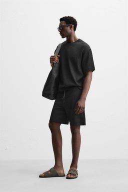 TEXTURED JACQUARD T-SHIRT - Zara фото 4