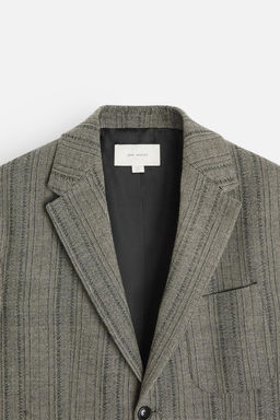 HERRINGBONE COTTON - WOOL BLAZER - Zara фото 9