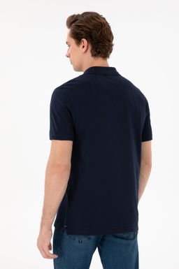 Erkek Regular Fit Polo Yaka Lacivert Basic Ti__rt Sepette S_rpriz _ndirim - U.s. polo assn фото 5