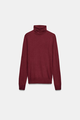 WOOL HIGH NECK JUMPER - Zara фото 7