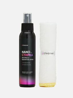 Набор Экспресс-пятноудалитель Nano-Стирка 100ml + фибра icleaner  фото 2