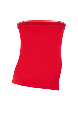 K?rm?z? Straplez Y?rtmac Detayl? Dokuma Bluz TWOSS24BZ00591 - Trendyolmilla фото 8