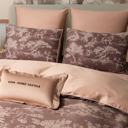 Комплект постельного белья Сатин Премиум на резинке CPAR049 180*200*30;160*200*30;140*200*30 Евро 4 Наволочки