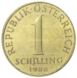1 шиллинг 1988 года Австрия