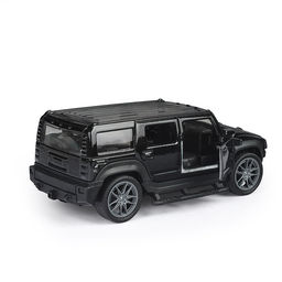 Чёрная инерционная машинка Сафари die-cast,1:32, открывающиеся двери