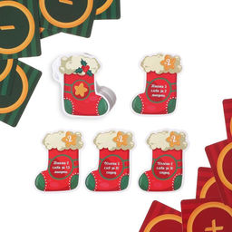 Настольная игра на объяснение слов Новогодний носок, 99 карт, носок - Лас играс фото 4