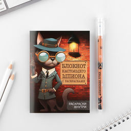 Подарочный набор, блокнот А6, 32 листа и волшебная ручка «Настоящему шпиону»