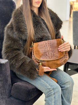 Сумка женская из телячьей кожи