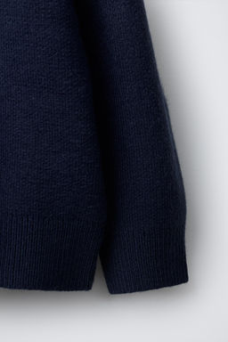 JACQUARD KNIT SWEATER WITH SLOGAN - Zara фото 4