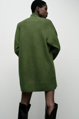 HIGH NECK KNIT DRESS - Zara фото 5