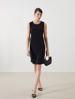 Bisiklet Yaka A Kesim Elbise