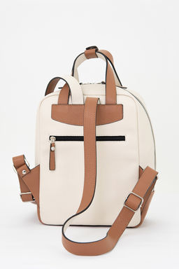 Сумка женская Ц-564/2.1 бежевый+кэмел - Protege фото 2