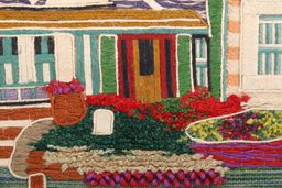 Гобелен (100*80см) состав: джут, хлопок № Гб1021 - Ганг фото 2