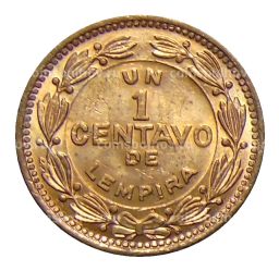 1 сентаво 1974 года Гондурас