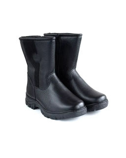 Сапоги мужские кожаные Байкал, литая подошва