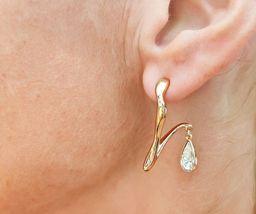 Серьги с кристаллами Swarovski