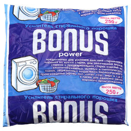 Усилитель стирального порошка Bonus Power 250г, 14х1х16см (Беларусь)