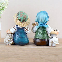 Цена за 2 шт. Фигурка Бабушка, Дедушка висячие ножки 9 см / 40552 /уп 2/192/ - Галеонтрейд фото 2