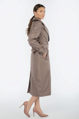 03-3256 Плащ женский (пояс) - El podio фото 4