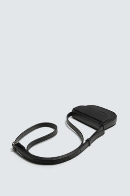MINI LEATHER CROSSBODY BAG - Zara фото 6