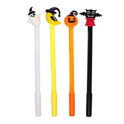 Цена за 12 шт. Ручка - прикол гелевая Calligrata Хэллоуин, МИКС