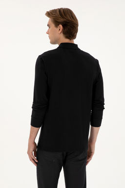 Erkek Siyah Basic Sweatshirt Sepette S_rpriz _ndirim - U.s. polo assn фото 5