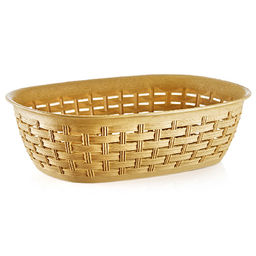Хлебница пластмассовая "Плетеная" 3л, 30х22х8см, бежевый (Россия)