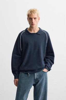 CONTRAST PIQUE POLO SHIRT - Zara фото 2
