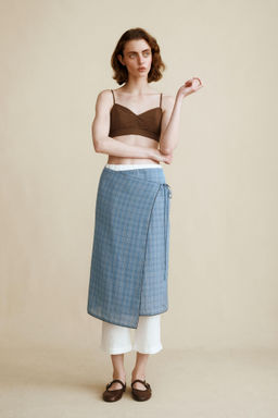 TOP POPEL?N CREATED BY CARAMEL LONDON X ZARA / Chocolate