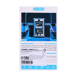 Внешний портативный аккумулятор CRR-28, 10000 мАч, 2USB, 3 А, с дисплеем, быстрая зарядка, серый - Simaland фото 8