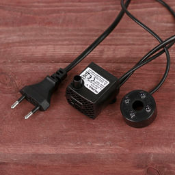 Фонтан настольный «Слоник у воды», 12×14×20 см, с подсветкой