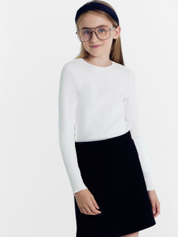 Джемпер для девочек в белом цвете