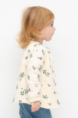 КР 302734/айвори,голубика к561 жакет (бомбер) д/дев яс