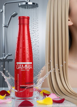 Цена снижена! ГАММА шампунь 350мл д/окрашенных волос PERFECT HAIR защита цвета и блеск