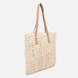 Сумка-шопер на молнии, цвет бежевый - Simaland фото 2